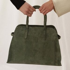 Verbena Miranda Green Suede Women's Handbag